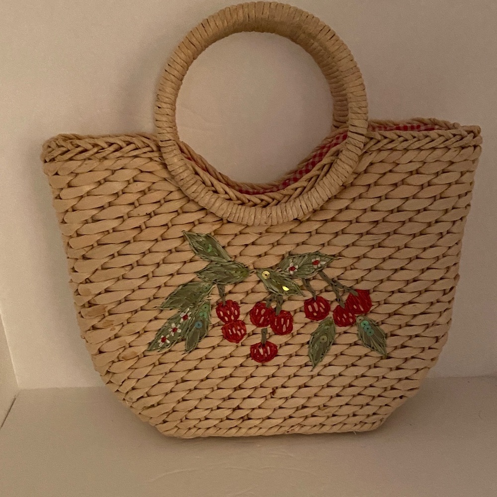 Cappelli Straworld, Inc. Straw Purse 10”x11”x2.5”